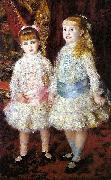Pierre-Auguste Renoir Pink and Blue - The Cahen d'Anvers Girls oil